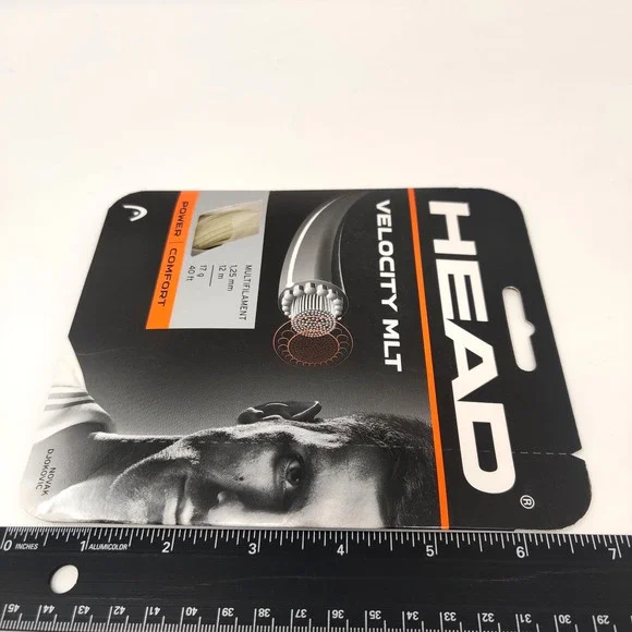 Head Velocity MLT Tennis Racket Strings 1.25mm 17g Natural 40' Set Multifilament - Picture 9 of 9